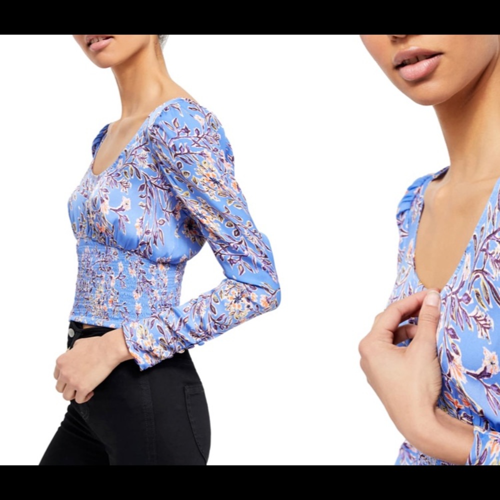 Free People Santiago Print Blouse - Picture 3 of 9